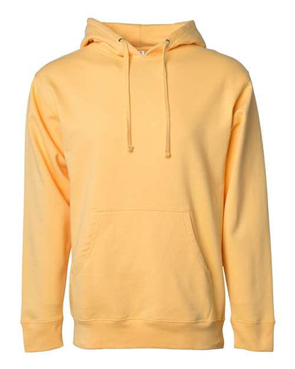 Independent Trading Co. Midweight Hooded Sweatshirt SS4500 Orange Custom Embroidered Business Logo