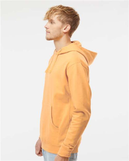 Independent Trading Co. Midweight Hooded Sweatshirt SS4500 Peach Custom Embroidered Business Logo
