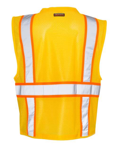 Kishigo EV Series® Enhanced Visibility Multi-Pocket Mesh Vest B100-111