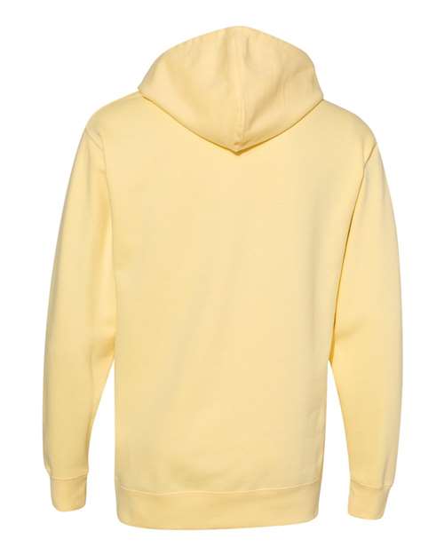 Independent Trading Co. Midweight Hooded Sweatshirt SS4500 Light Pink Custom Embroidered Business Logo