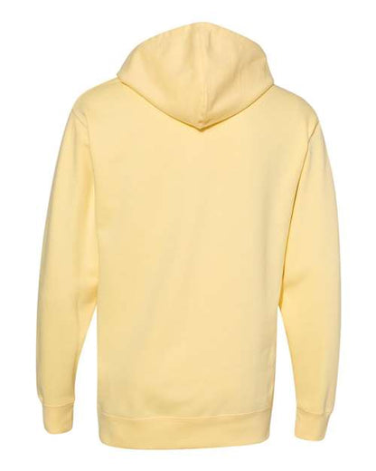 Independent Trading Co. Midweight Hooded Sweatshirt SS4500 Light Pink Custom Embroidered Business Logo