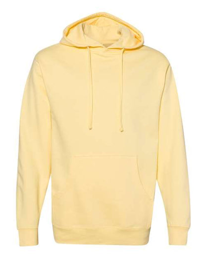 Independent Trading Co. Midweight Hooded Sweatshirt SS4500 Light Pink Custom Embroidered Business Logo