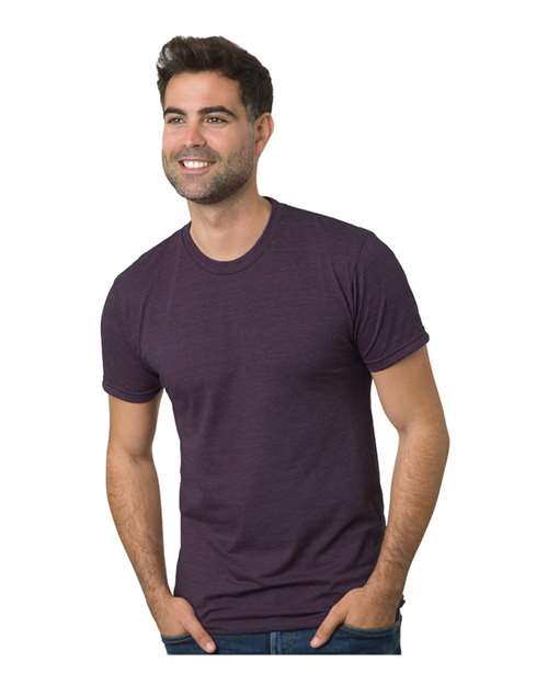 Bayside Triblend T-Shirt 9570 Tri Plum