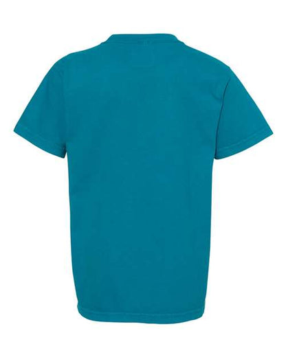 Comfort Colors Garment-Dyed Youth Heavyweight T-Shirt 9018 Terracotta Custom Embroidered Business Logo