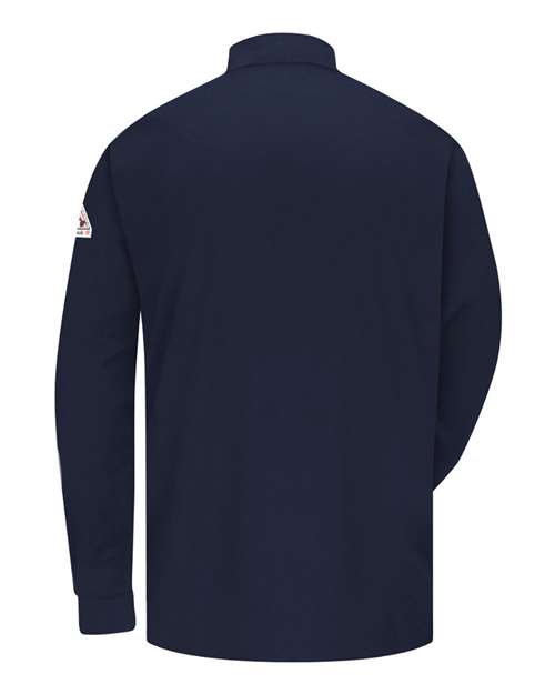 Custom EmbroideredBulwark Men's Tagless Mock TurtleNeck - EXCEL FR 7547 Navy