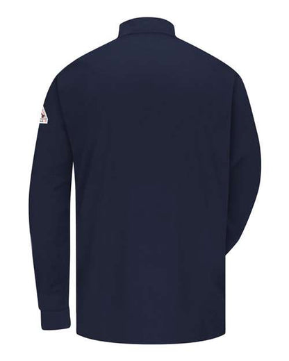 Custom EmbroideredBulwark Men's Tagless Mock TurtleNeck - EXCEL FR 7547 Navy