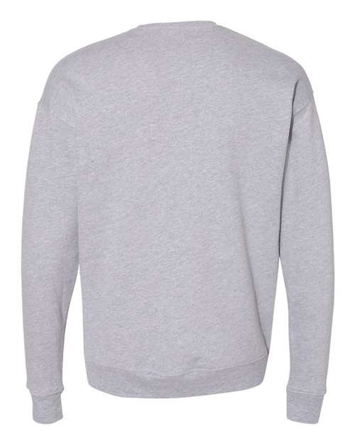 BELLA + CANVAS Sponge Fleece Drop Shoulder Crewneck Sweatshirt 3945 Custom Embroidered Business Logo