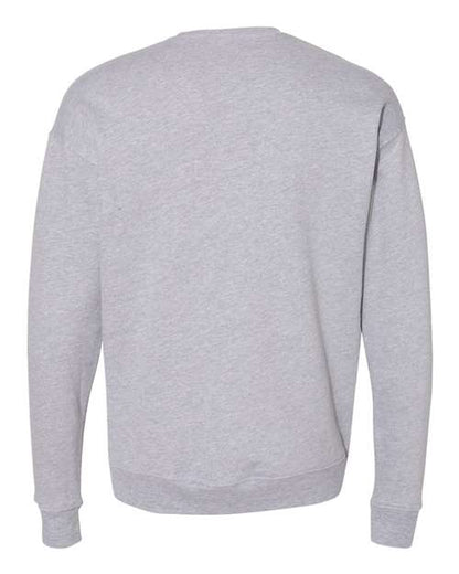 BELLA + CANVAS Sponge Fleece Drop Shoulder Crewneck Sweatshirt 3945 Custom Embroidered Business Logo