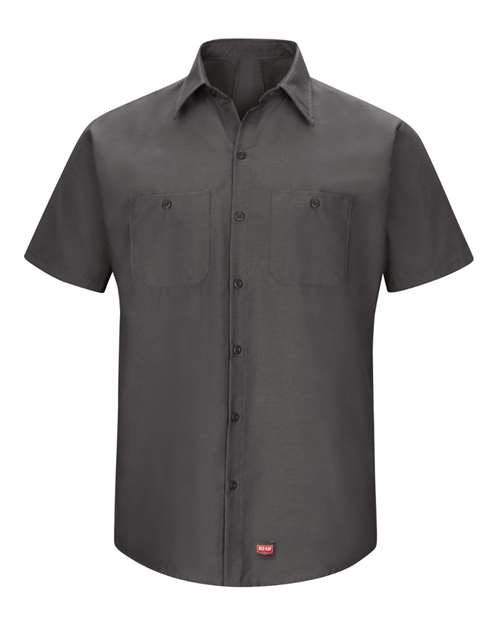 Red Kap Mimix™ Short Sleeve Work Shirt SX20 Custom Embroidered Business Logo