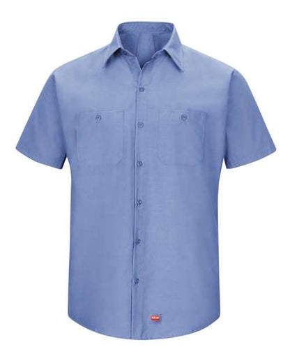 Red Kap Mimix™ Short Sleeve Work Shirt SX20 Custom Embroidered Business Logo