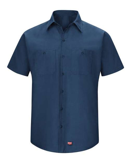 Red Kap Mimix™ Short Sleeve Work Shirt SX20 Custom Embroidered Business Logo