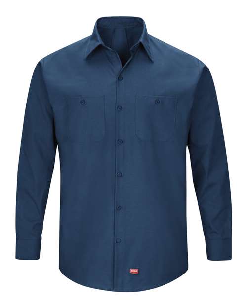 Red Kap Men's Tall Mimix Long Sleeve Work Shirt SX10T