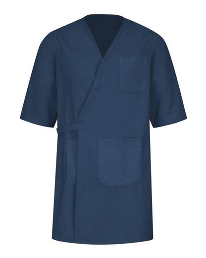 Red Kap Collarless Butcher Wrap WP10 Custom Embroidered Business Logo