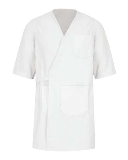 Red Kap Collarless Butcher Wrap WP10 Custom Embroidered Business Logo