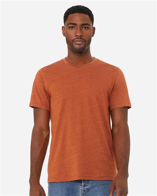 BELLA + CANVAS CVC Jersey Tee 3001CVC Heather Autumn