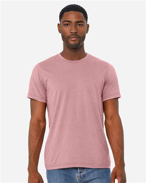 BELLA + CANVAS CVC Jersey Tee 3001CVC Heather Orchid