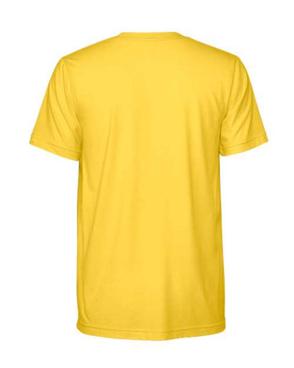 BELLA + CANVAS CVC Jersey Tee 3001CVC Heather Yellow Custom Embroidered Business Logo