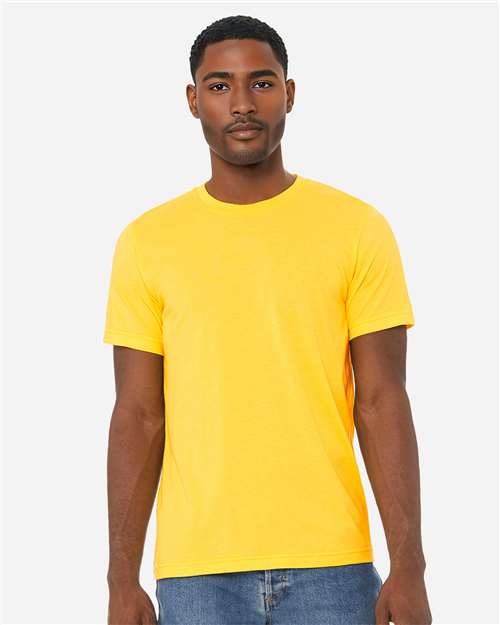 BELLA + CANVAS CVC Jersey Tee 3001CVC Heather Yellow