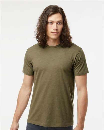 Custom Embroidered  LAT Fine Jersey Tee 6901 Vintage Military Green