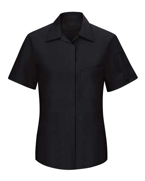 Red Kap Performance Plus Long Sleeve Shirt with OilBlok Technology - Tall Sizes SY32T Custom Embroidered Business Logo