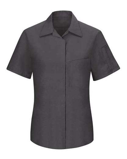 Red Kap Women's Performance Plus Short Sleeve Shop Shirt with Oilblok Technology SY41