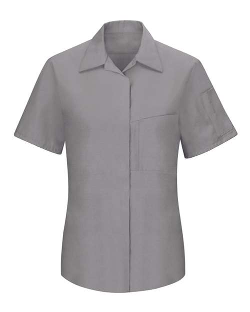 Red Kap Women's Performance Plus Short Sleeve Shop Shirt with Oilblok Technology SY41
