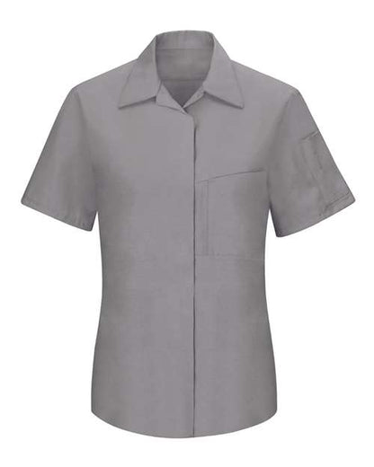 Red Kap Women's Performance Plus Short Sleeve Shop Shirt with Oilblok Technology SY41