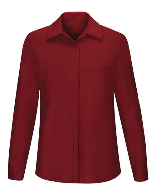 Red Kap Women's Performance Plus Long Sleeve Shop Shirt with Oilblok Technology SY31