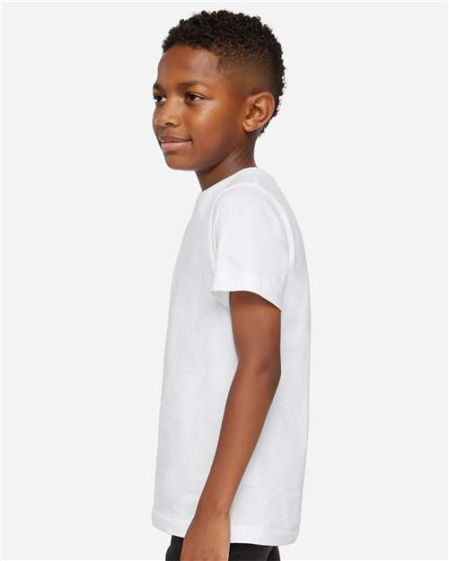LAT Youth Fine Jersey Tee 6101 Blended White