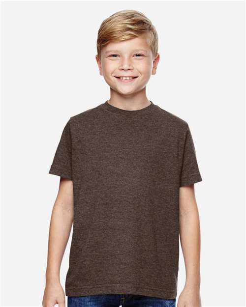 LAT Youth Fine Jersey Tee 6101 Vintage Chocolate