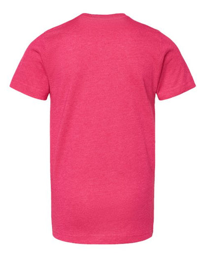 LAT Youth Fine Jersey Tee 6101 Vintage Hot Pink