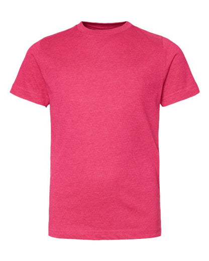 LAT Youth Fine Jersey Tee 6101 Vintage Hot Pink