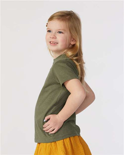 Rabbit Skins Toddler Fine Jersey Tee 3321 Vintage Military Green