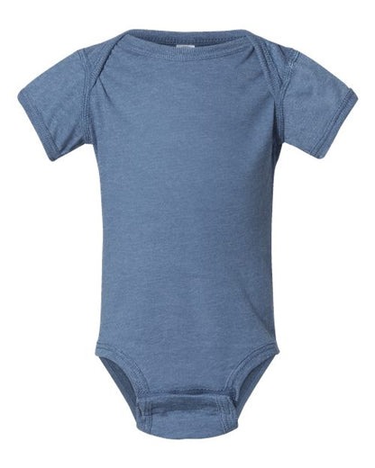 Rabbit Skins Infant Fine Jersey Bodysuit 4424 Vintage Indigo