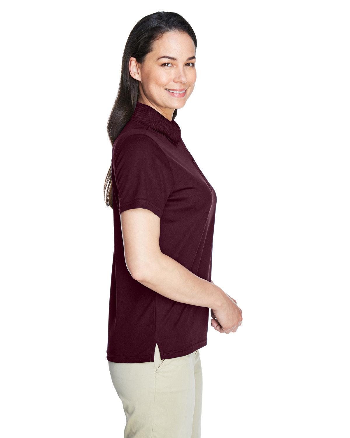 CORE365 Ladies' Origin Performance Piqué Polo 78181 BURGUNDY