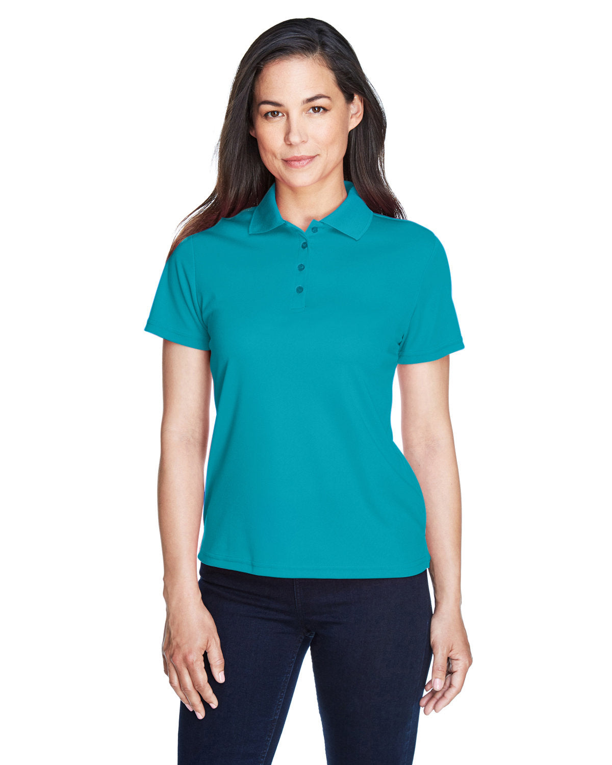 CORE365 Ladies' Origin Performance Piqué Polo 78181 CLEAR TEAL