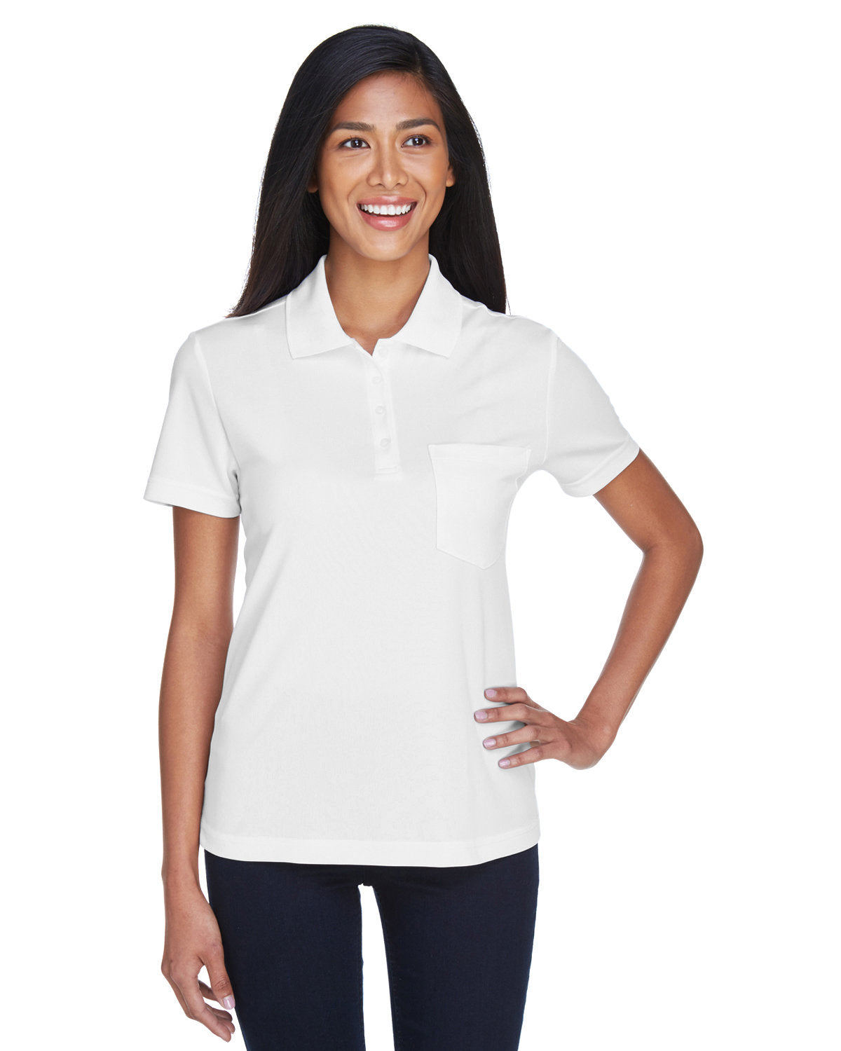 CORE365 Ladies' Origin Performance Piqué Polo with Pocket 78181P