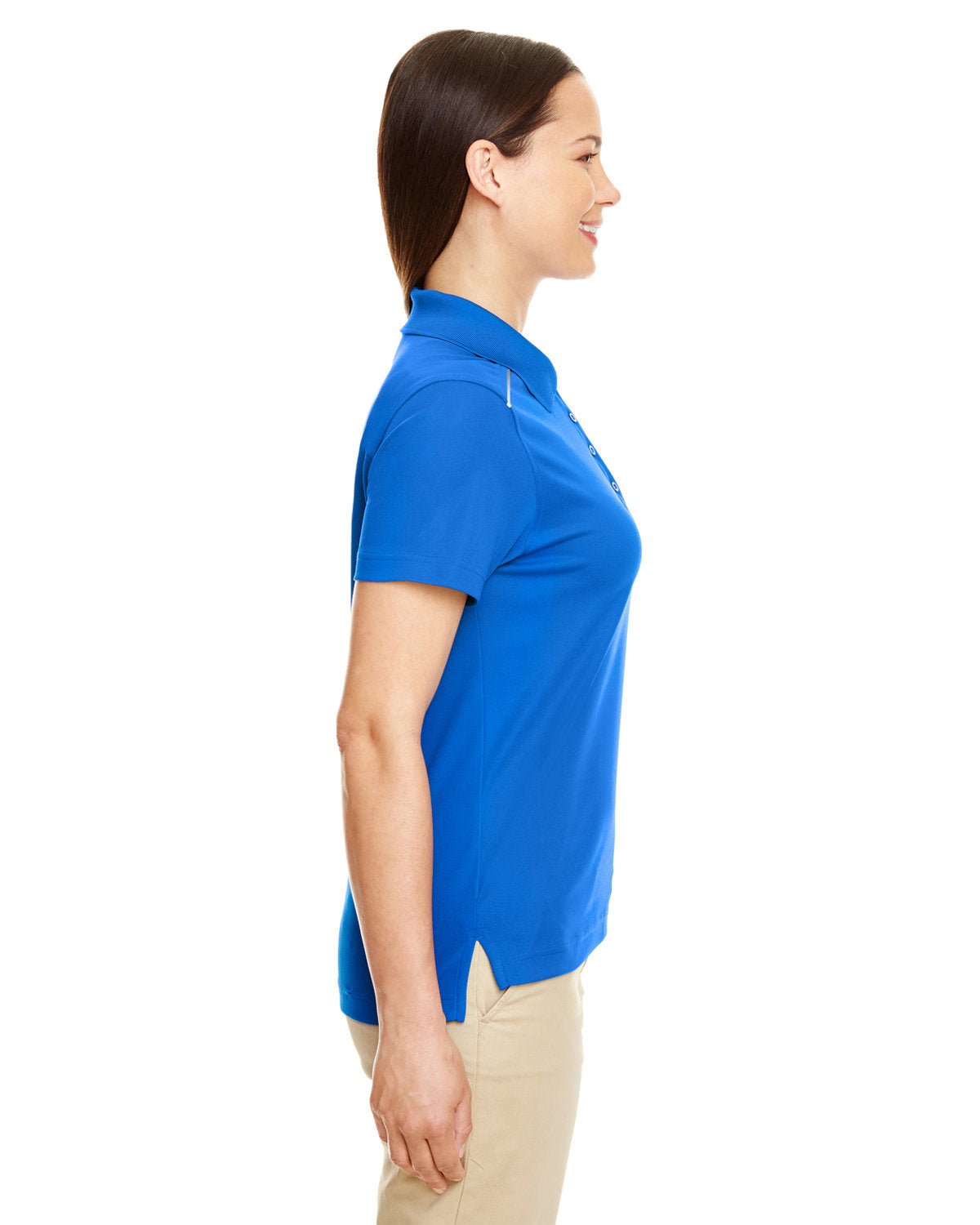 CORE365 Ladies' Radiant Performance Piqué Polo with Reflective Piping 78181R