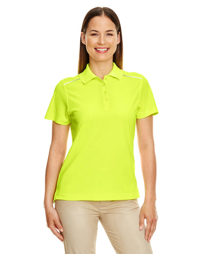 CORE365 Ladies' Radiant Performance Piqué Polo with Reflective Piping 78181R