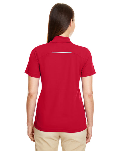 CORE365 Ladies' Radiant Performance Piqué Polo with Reflective Piping 78181R