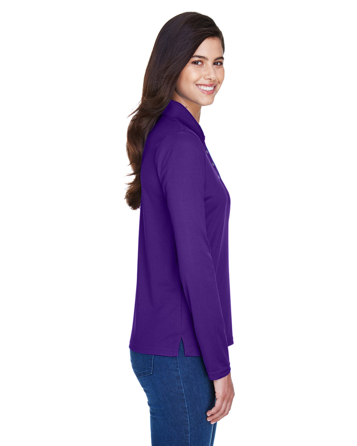 CORE365 Ladies' Pinnacle Performance Long-Sleeve Piqué Polo 78192