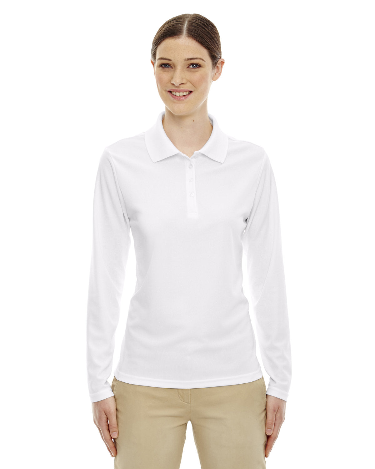 CORE365 Ladies' Pinnacle Performance Long-Sleeve Piqué Polo 78192