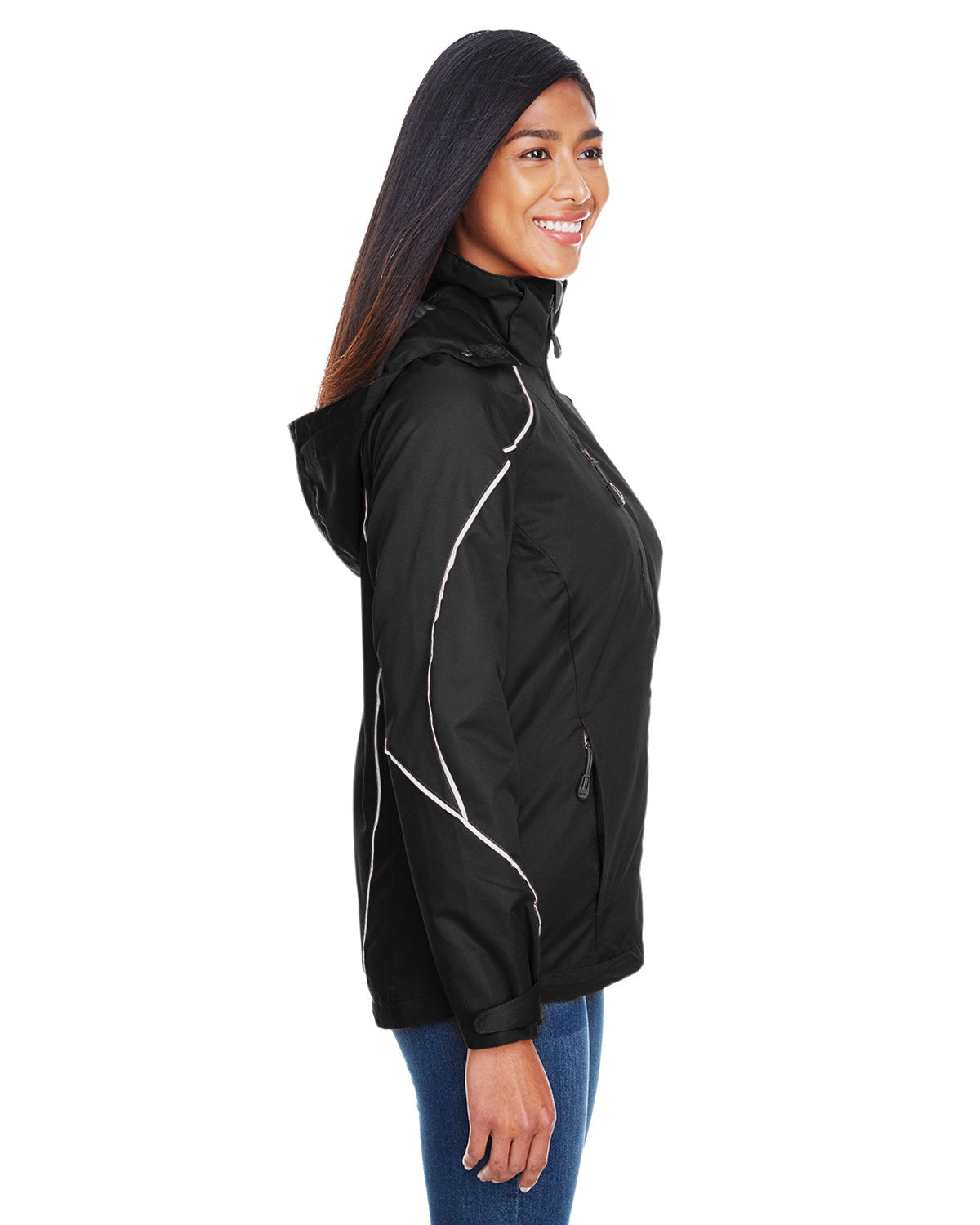 North End Ladies' Angle 3-in-1 Jacket with Bonded Fleece Liner 78196