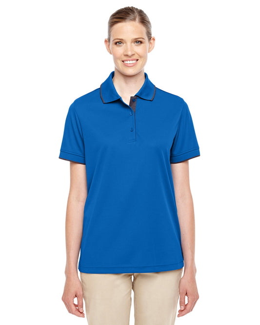 CORE365 Ladies' Motive Performance Piqué Polo with Tipped Collar 78222