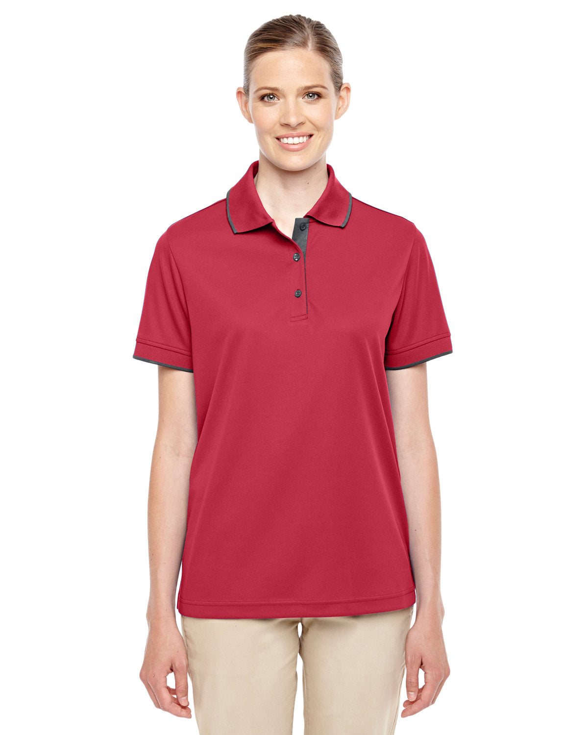 CORE365 Ladies' Motive Performance Piqué Polo with Tipped Collar 78222