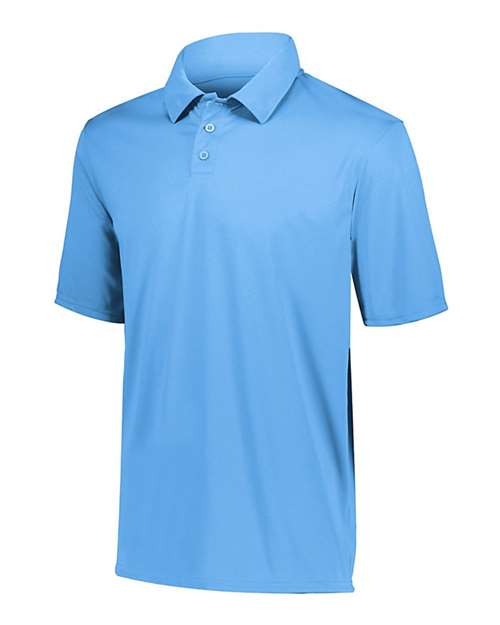 Custom EmbroideredAugusta Sportswear Unisex Vital Polo 7652 Columbia Blue