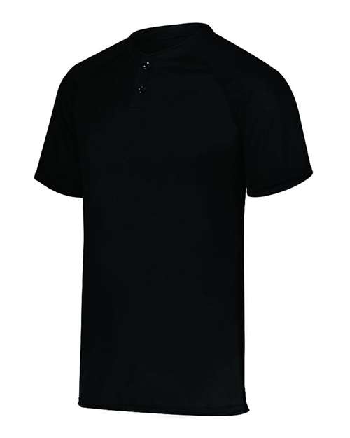 Custom EmbroideredAugusta Sportswear Men's Attain Two-Button Jersey 7673 Black