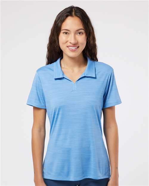 Adidas Women's Mélange Polo A403 Custom Embroidered Business Logo