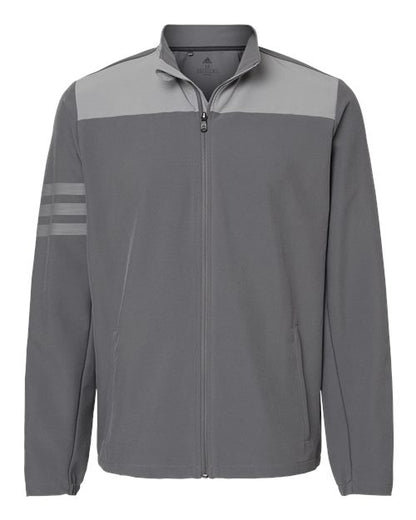 Adidas 3-Stripes Full-Zip Jacket A267 Custom Embroidered Business Logo