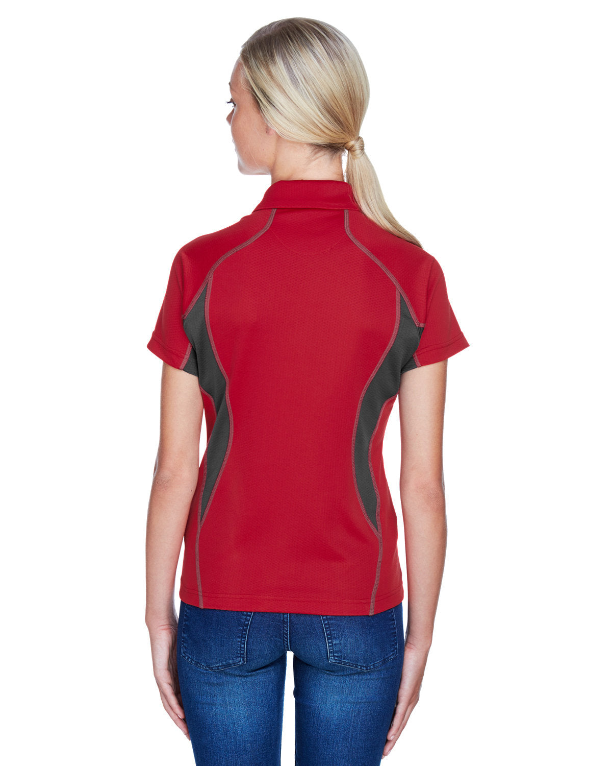 North End Ladies' Serac UTK CoolLogik™ Performance Zippered Polo 78657